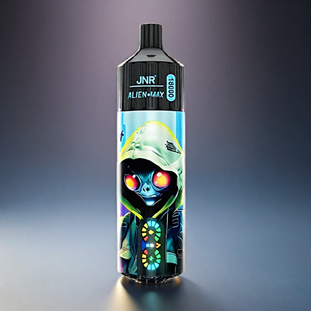JNR Alien Max 18000 Puffs Norge Engros – Smart LED Display, Blåbær og Bringebær, Type-C Hurtiglading, 28ml E-væske