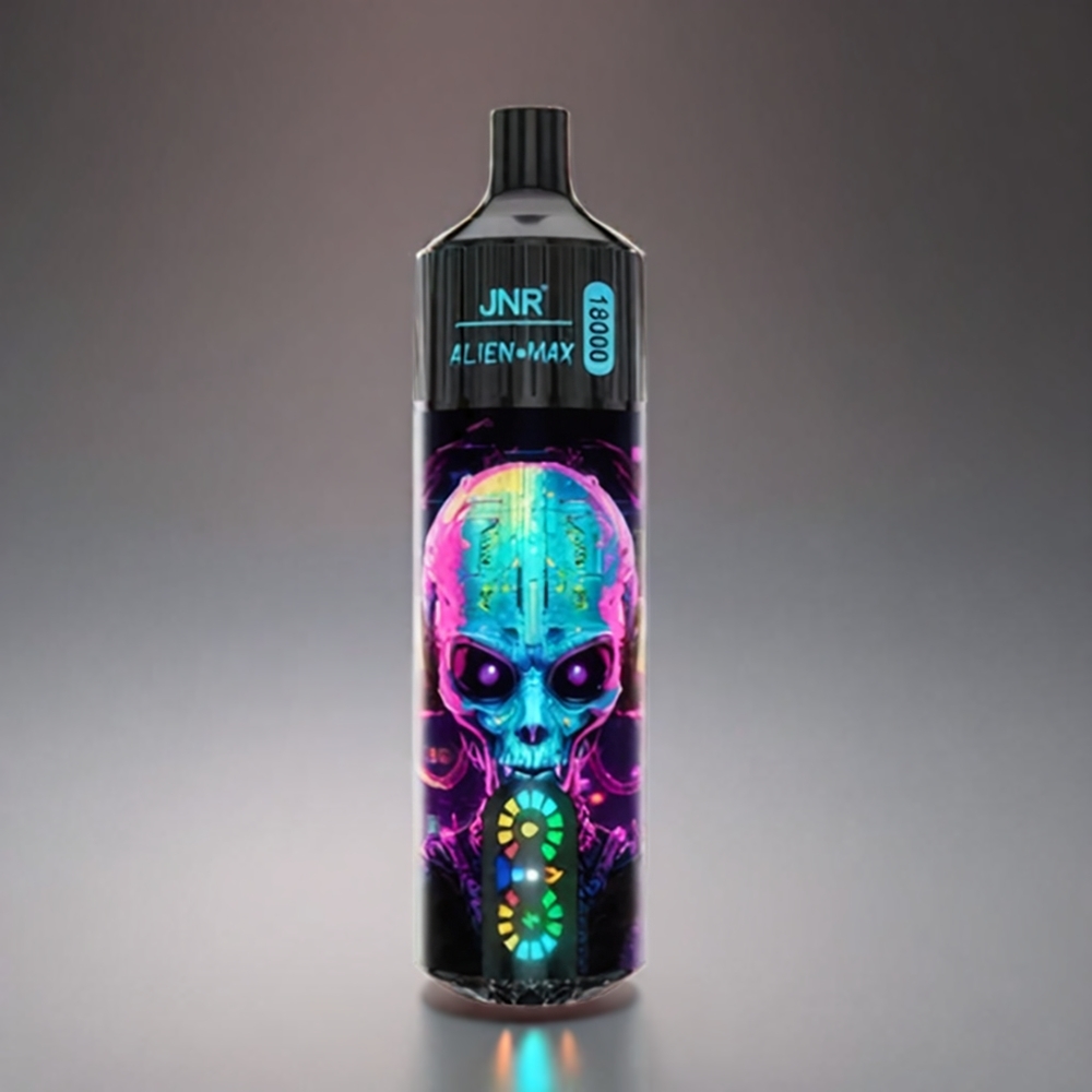 JNR Alien Max 18000 Puffs Norge Engros – Smart LED Display, Dual Mesh Coil, 20 Smaker, Jordbær (Strawberry)