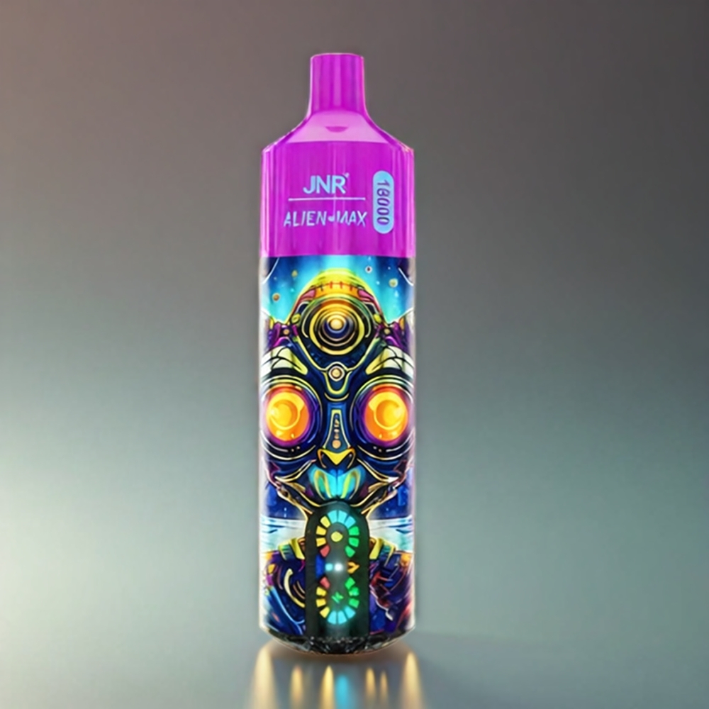 JNR Alien Max 18000 Puffs Norge Engros – Smart LED Display, Dual Mesh Coil, Type-C Lading – Kiwi Pasjonsfrukt Guava