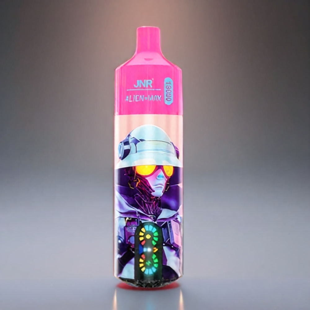 JNR Alien Max 18000 Puffs Norge Engros med Smart LED Display, Dual Mesh Coil, Type-C Lading og Jordbærsmak