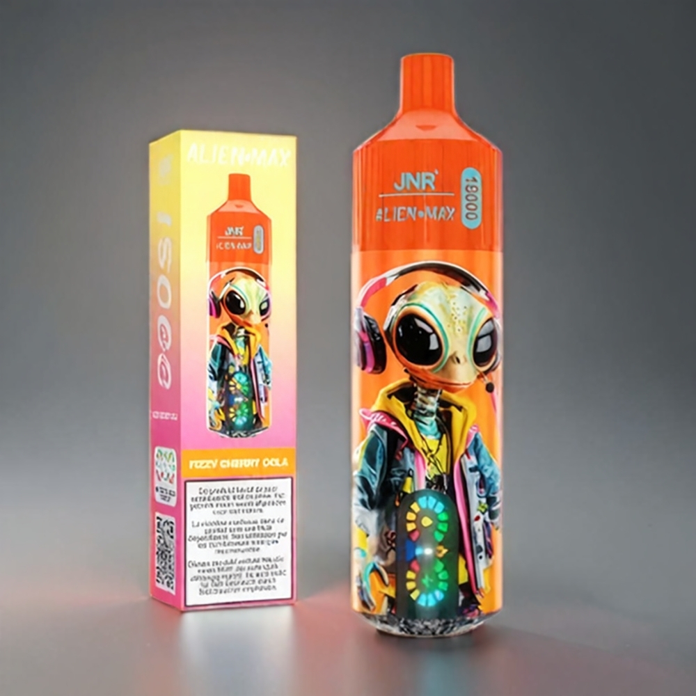 JNR Alien Max Norge Engros 18000 Puffs Smart LED Display Dual Mesh Coil Type-C Lading Fizzy Kirsebær Cola