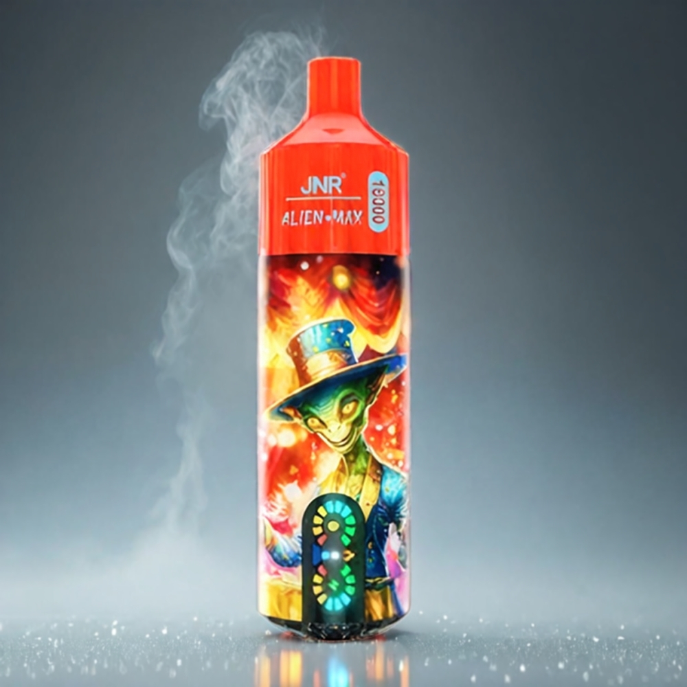 Jnr Alien Max 18000 Puffs Norge Engros Vannmelon Is med Smart LED Display, Dual Mesh Coil & 850mAh Battery