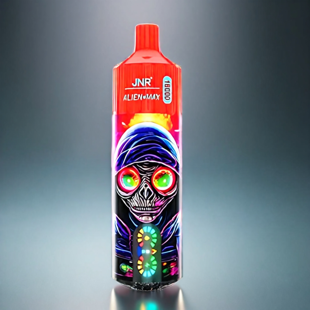 Norge Engros JNR Alien Max 18000 Puffs Smart LED Display & Type-C Lading Vape Bringebær Vannmelon Is