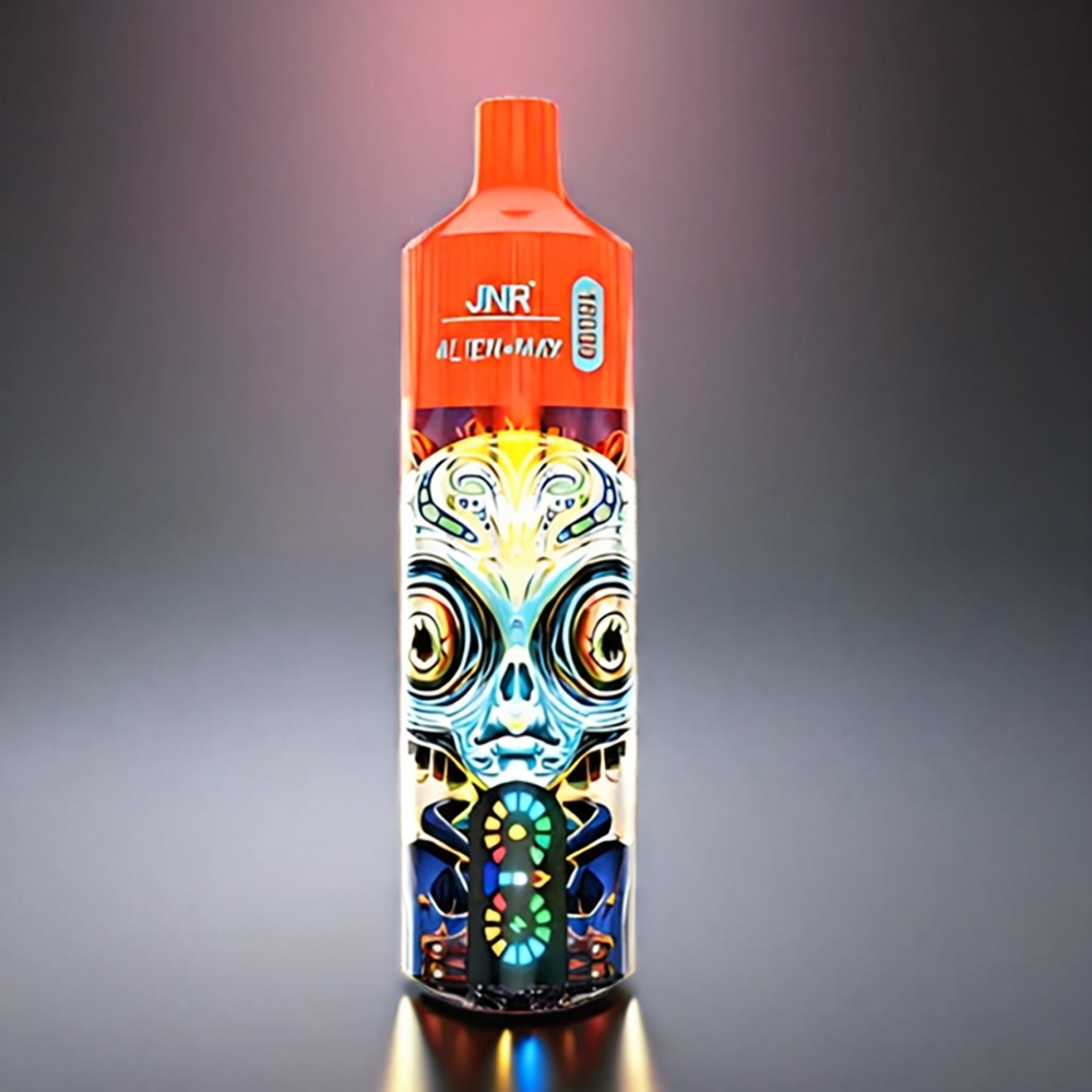 Norge engros JNR Alien Max 18000 Puffs med Smart LED Display, Dual Mesh Coil & 20 Smaker – Jordbær, Bringebær, Kirsebær