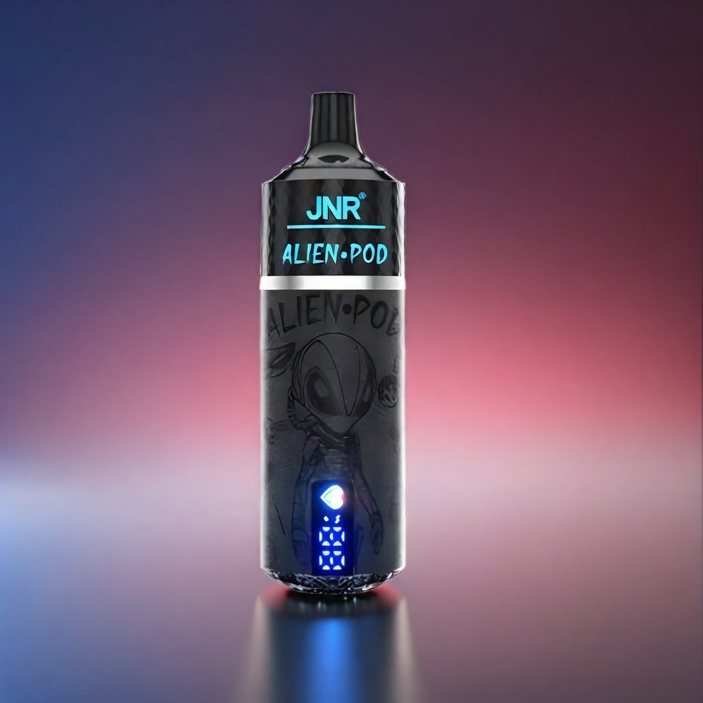 JNR Alien Pod 13000 Puffs Norge Engros – Jordbær Bringebær Kirsebær med 850mAh Batteri, Type-C Lading & 20ml E-væske