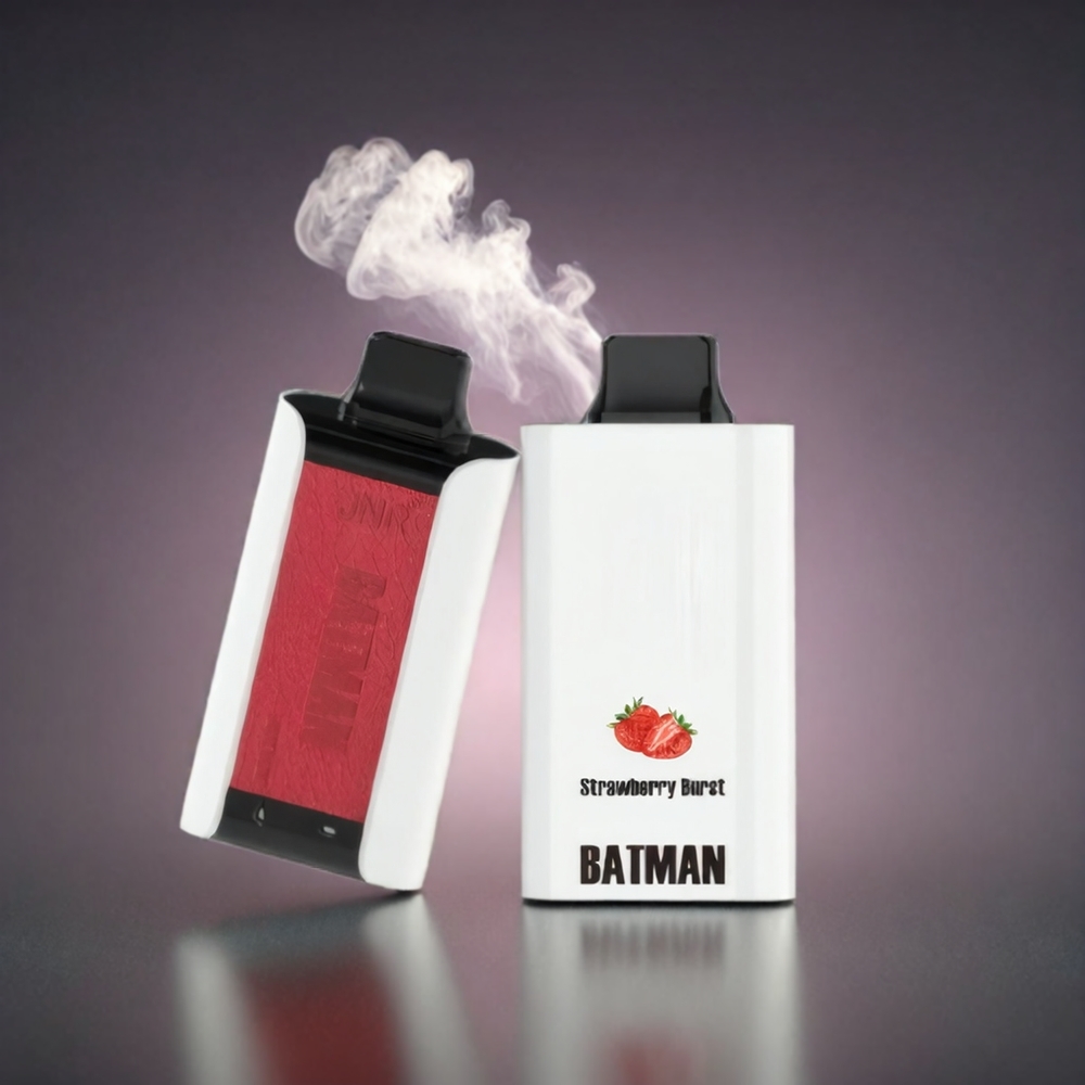 JNR BATMAN Norge Engros 11000 Puffs Vape Jordbæreksplosjon – 850mAh Battery, 20ml E-liquid, Type-C Lading