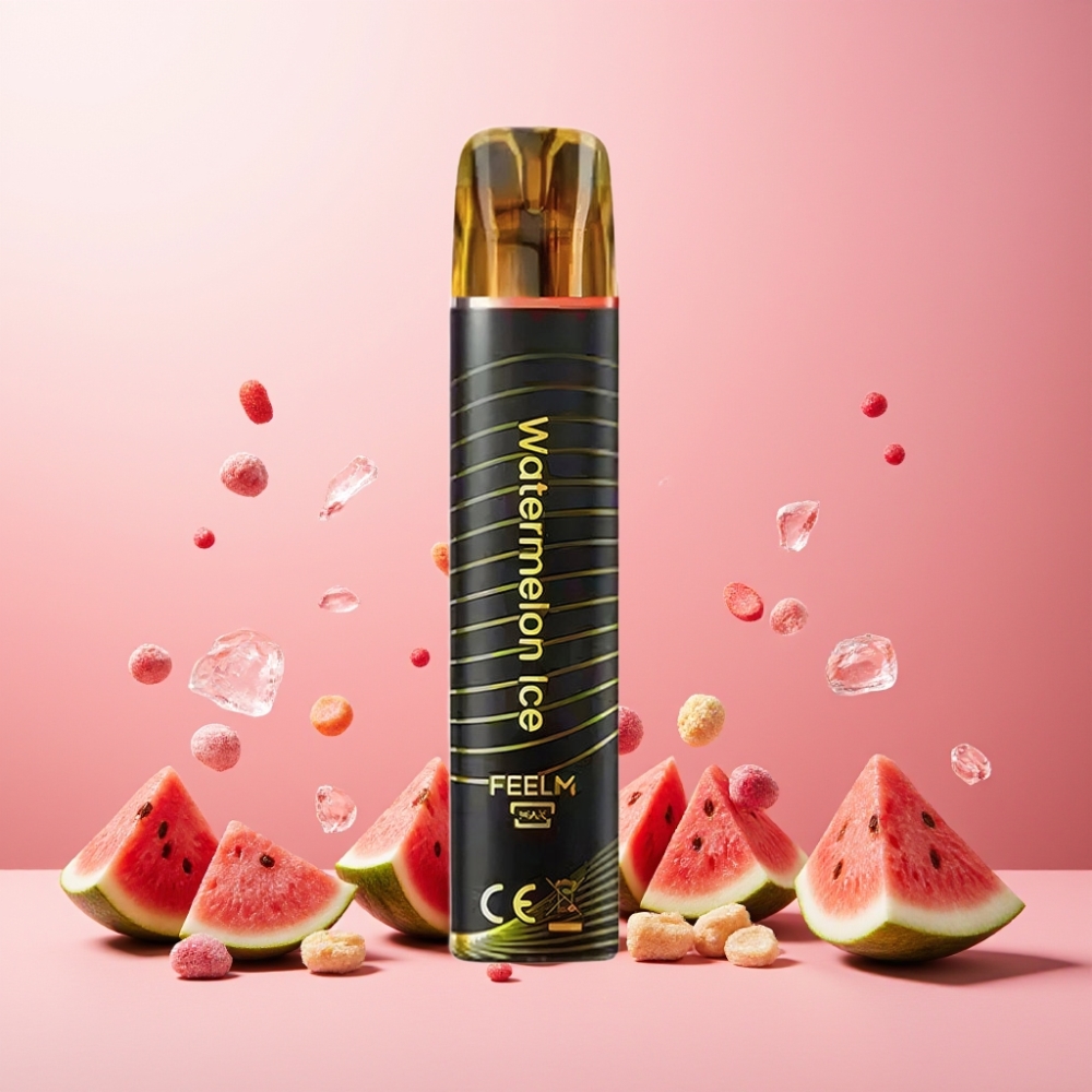 JNR Black&Golden Norge Engros 600+200 Puffs 2ml Vannmelon Is Vape til engangsbruk med 550mAh Batteri og 2% Nikotin – TPD-sertifisert