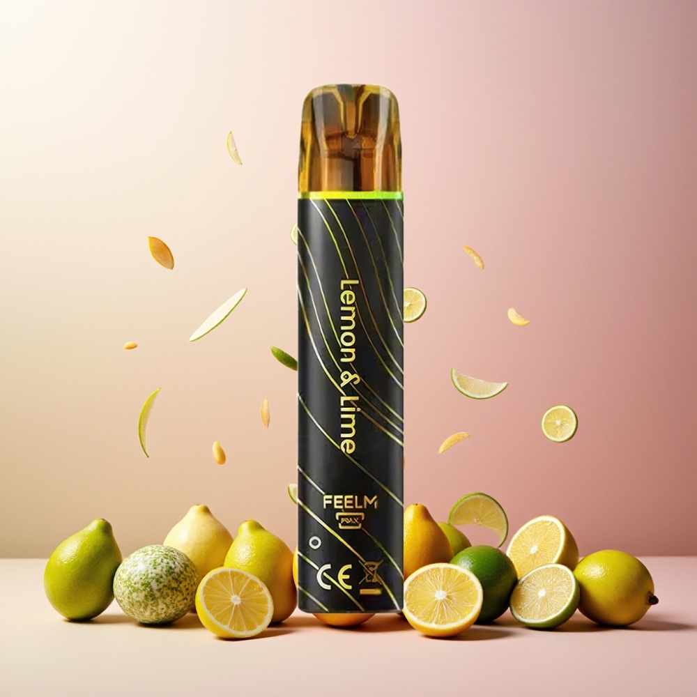 JNR Black&Golden Norge Engros 600+200 Puffs 2ml Vape til engangsbruk Sitron & Lime 550mAh Batteri 2% Nikotin TPD-sertifisert