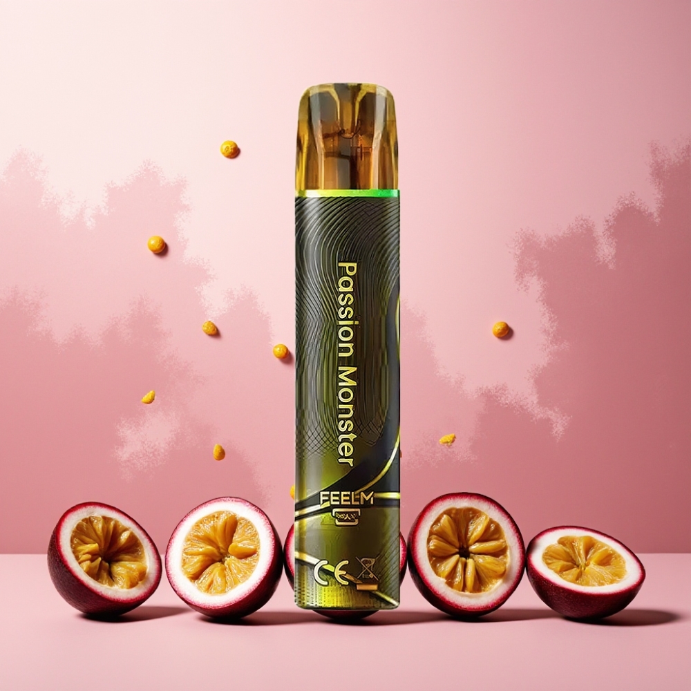 JNR Black&Golden Norge Engros 600+200 Puffs 550mAh 2ml TPD-sertifisert Vape til engangsbruk Passion Monster