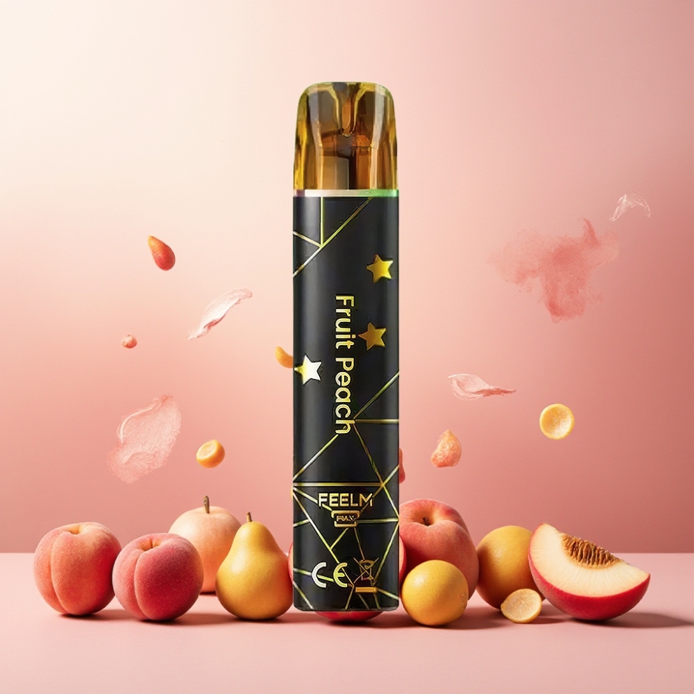 JNR Black&Golden Norge Engros 600+200 Puffs Vape til engangsbruk Fersken (Peach) 550mAh 2ml TPD-sertifisert
