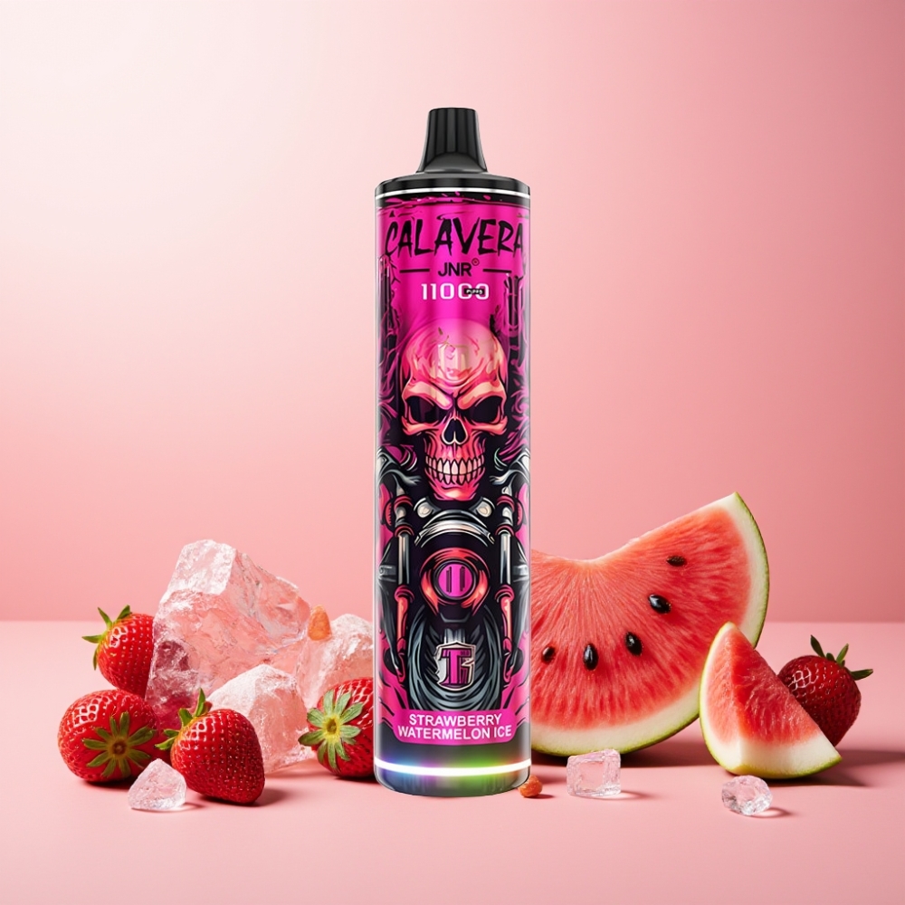 JNR Calavera 11000 Puffs Norge Engros Vape til engangsbruk Jordbær Vannmelon Is med Type-C lading, 850 mAh batteri, 21ml e-væske