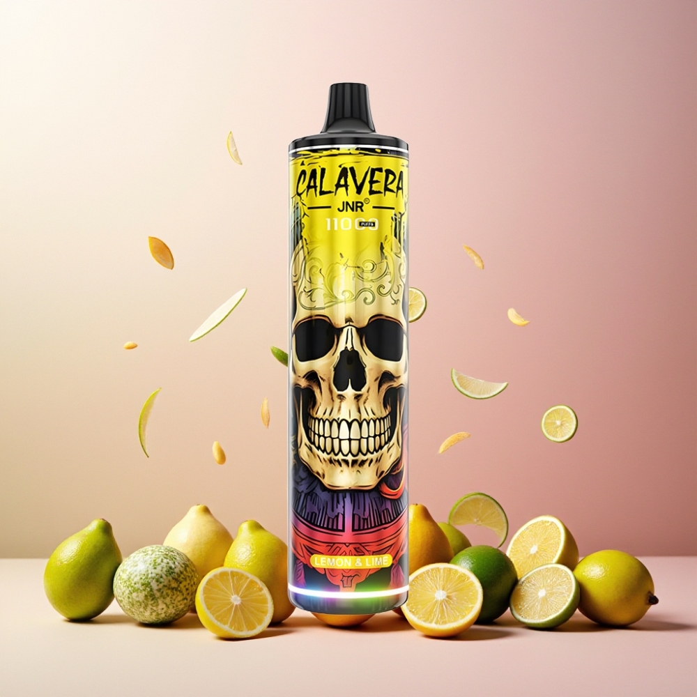JNR Calavera 11000 Puffs Norge Engros Vape til engangsbruk Sitron & Lime med Type-C lading, 850 mAh batteri og 21ml e-væske