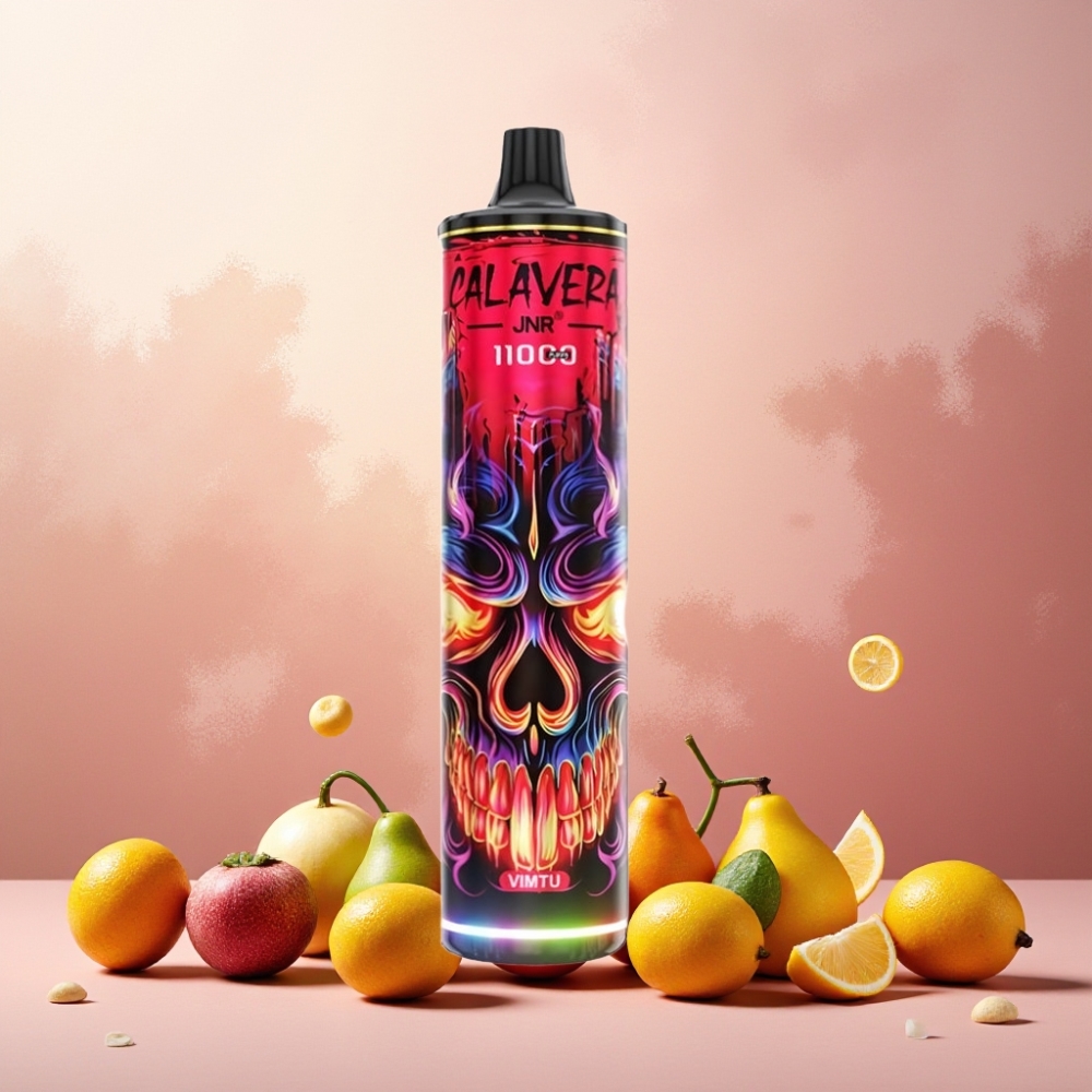 JNR Calavera 11000 Puffs Vape til engangsbruk Norge Engros – Type-C lading, 850 mAh batteri, 21ml e-væske, 1.0ohm Mesh Coil