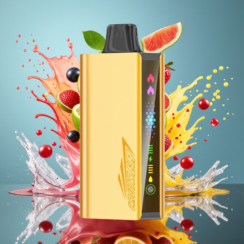 JNR Cruiser 12000 Puffs No-Charge Engangs Vape Cool Fanta Norge Engros med 3500 mAh Batteri og 25ml E-væske