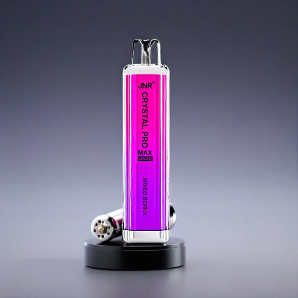 JNR Crystal Pro Max Norge Engros 5000 Puffs 12ml Blandet Bær Vape med 1400mAh Batteri og 1.0ohm Mesh Coil 0%-2%-5% 10PK
