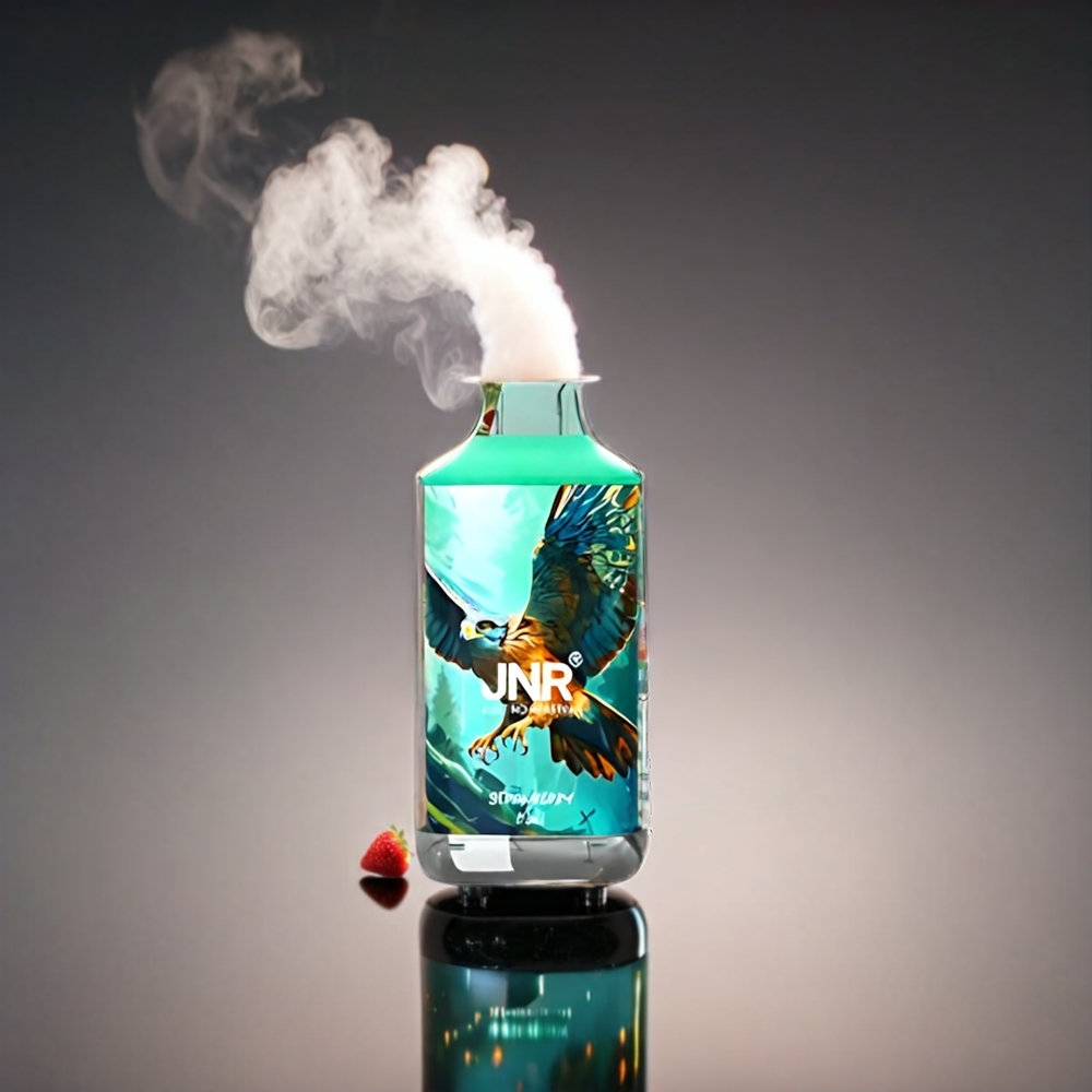 JNR Falcon 16000 Puffs Norge Engros – Jordbær Kiwi – 850mAh Batteri, 22ml E-væske, Dual Mesh Coil, Type C & Lightning, Smart LED Display