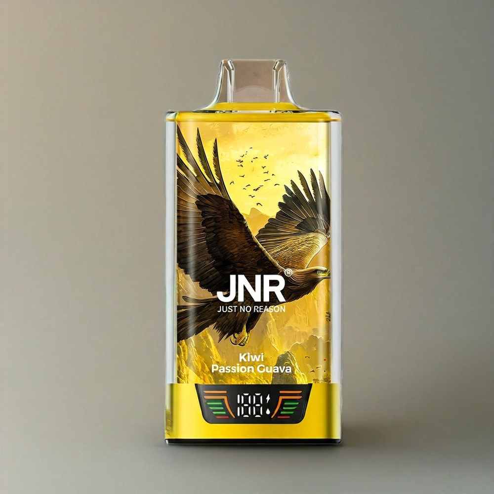 JNR Falcon Pro 28000 Norge Engros – 28000 Puff, 30ml E-liquid, Smart Skjerm, Dual Mesh Coil, Kiwi Pasjonsfrukt Guava