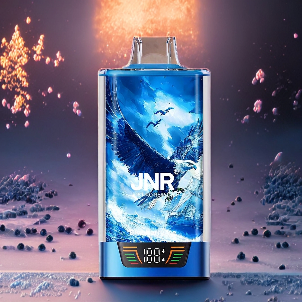 JNR Falcon Pro 28000 Norge Engros – 28000 Puffs, 30ml E-liquid, Smart Skjerm, Blåbær Is