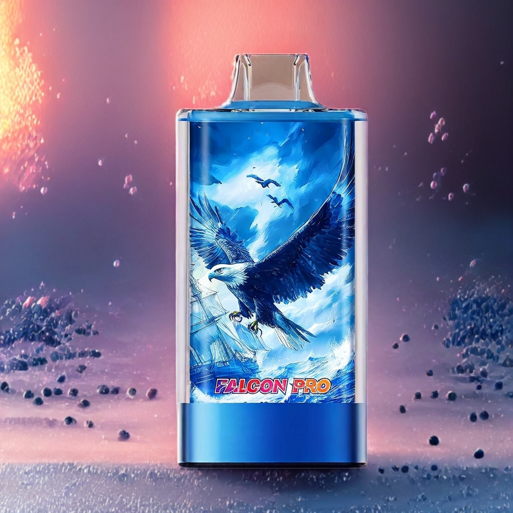 JNR Falcon Pro 28000 Norge Engros – 28000 Puffs, 30ml E-liquid, Smart Skjerm, Blåbær Is