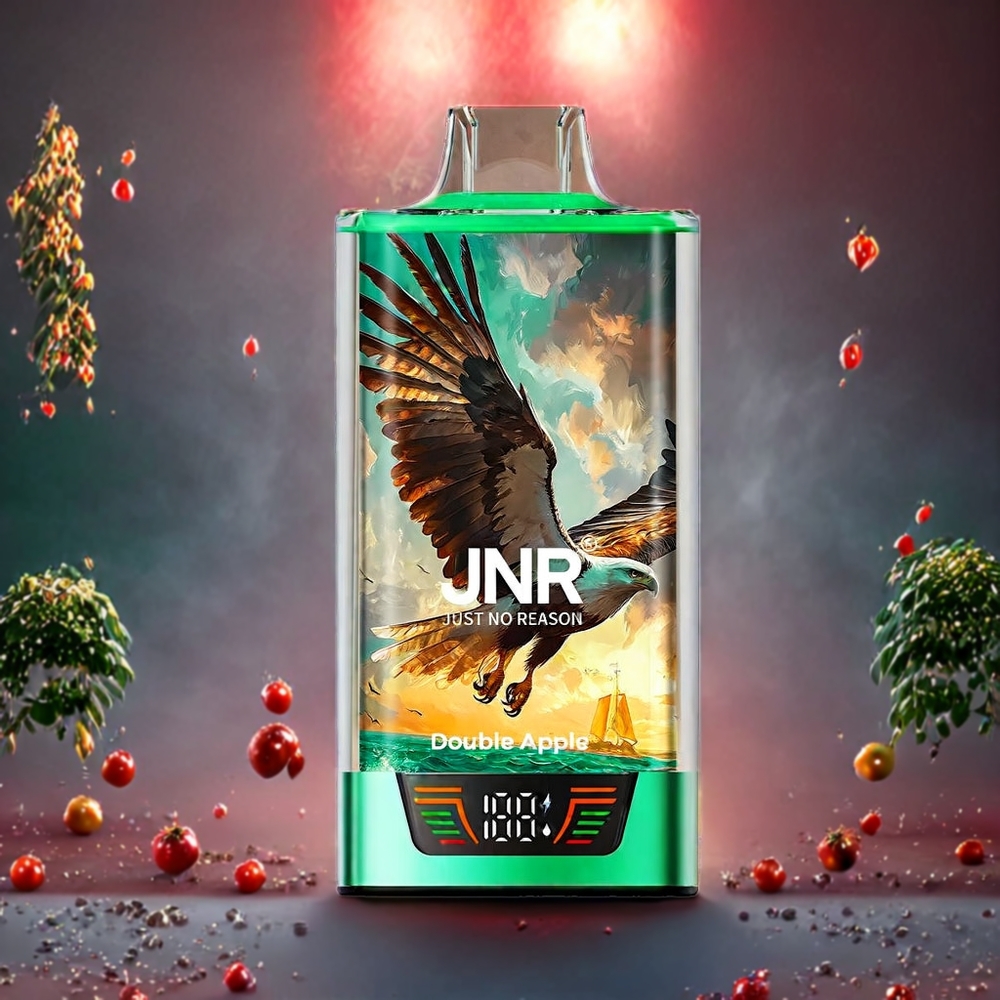 JNR Falcon Pro 28000 Norge Engros – Dobbel Eple med Smart Skjerm, 28000 Puff, 950 mAh, Type-C Lading
