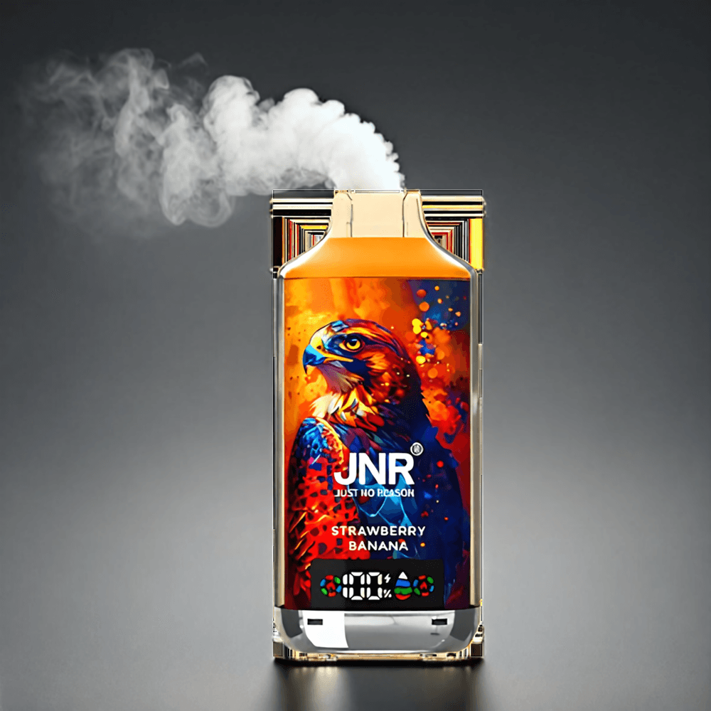 JNR Falcon X 18000 Puffs Norge Engros 750mAh Type-C Quick Charge Digital Display Jordbær Banan