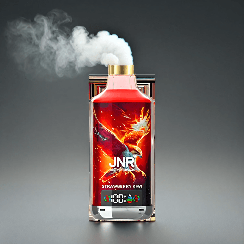 JNR Falcon X 18000 Puffs Norge Engros – Jordbær Kiwi – 750mAh – 24ml – Dual Mesh Coil & Digital Display – Type-C