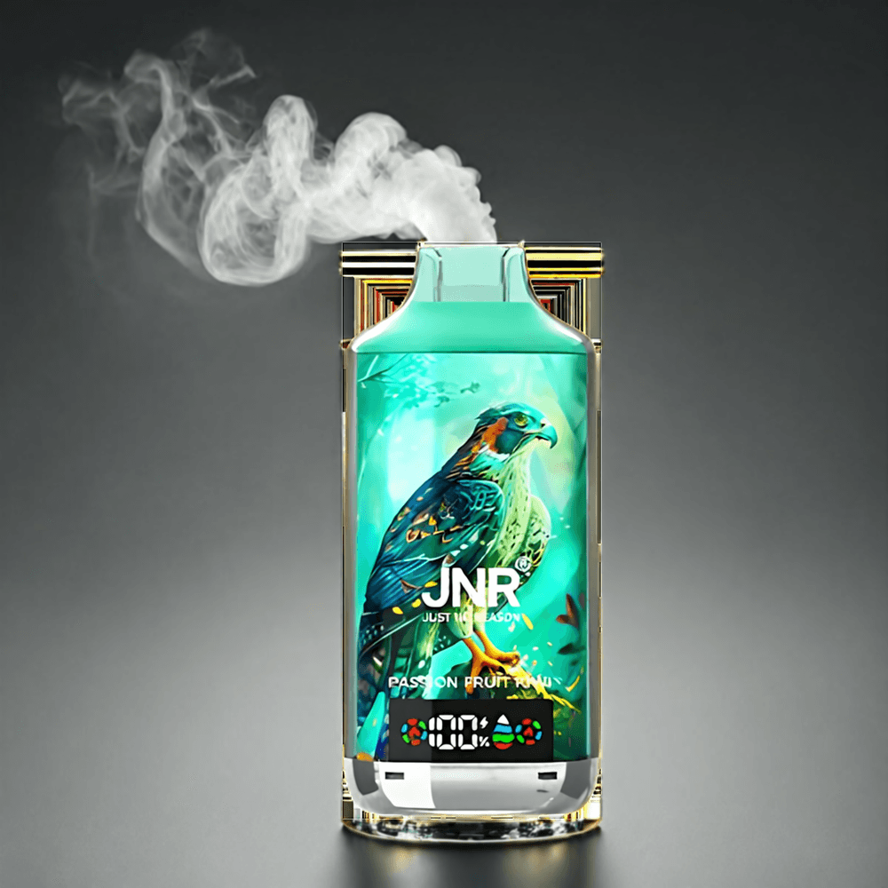 JNR Falcon X 18000 Puffs Norge Engros – Passionfrukt Kiwi – 24ml E-væske, 750mAh, Digital Display, Type-C Lading, Dual Mesh Coil & Dual Core