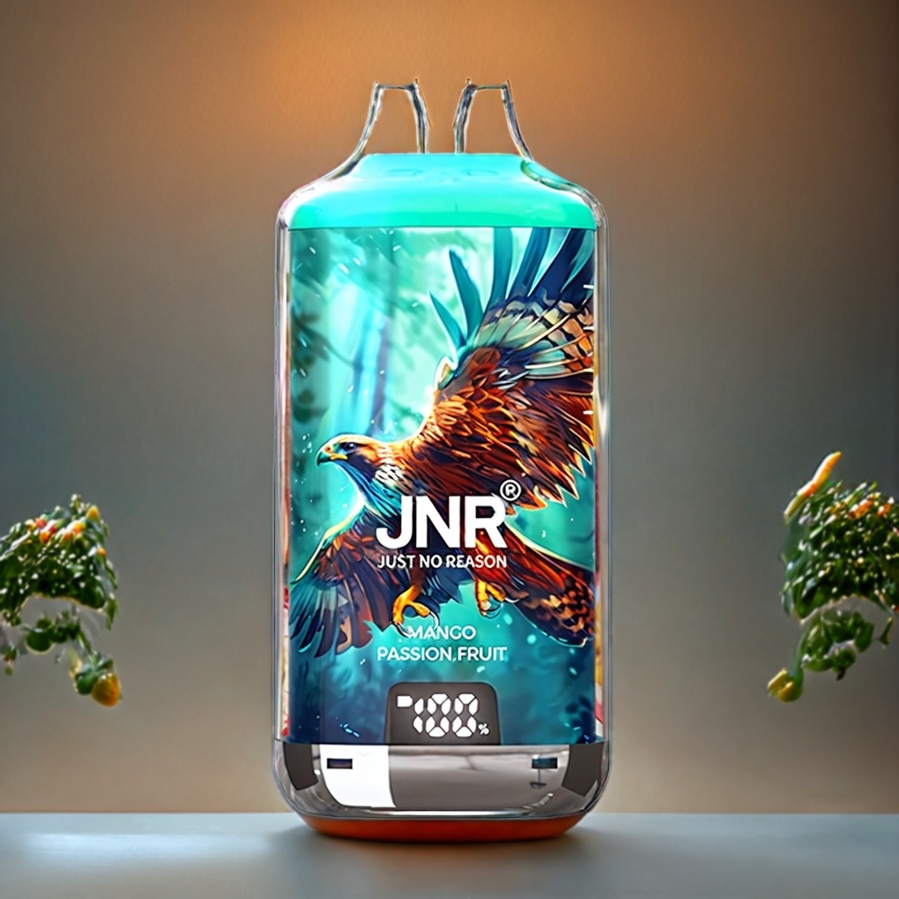 JNR Falcon X⁺ 28000 Norge Engros – Mango Passionsfrukt – 28000 Puffs, Synlig E-Væske Nivå, Toppfyll Design, 950mAh Batteri, Type-C Lading