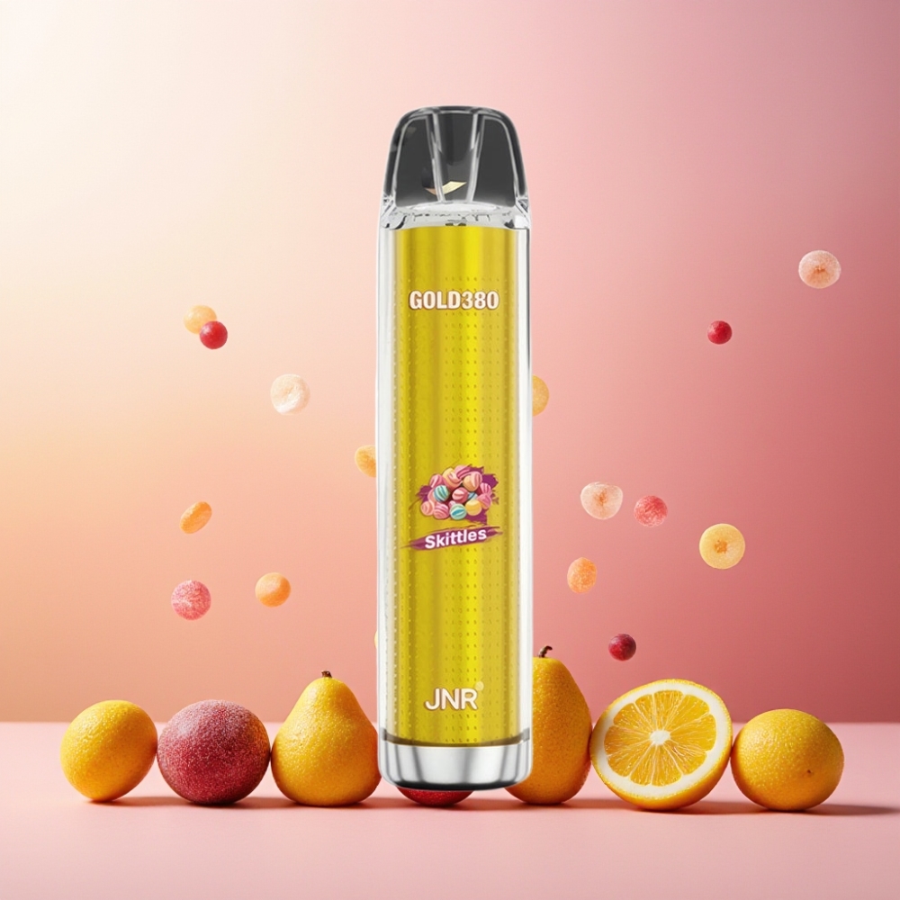 JNR Glod380 Norge Engros 6000 Puffs 13ml Skittles Smak Vape til engangsbruk 1500mAh 1.0ohm