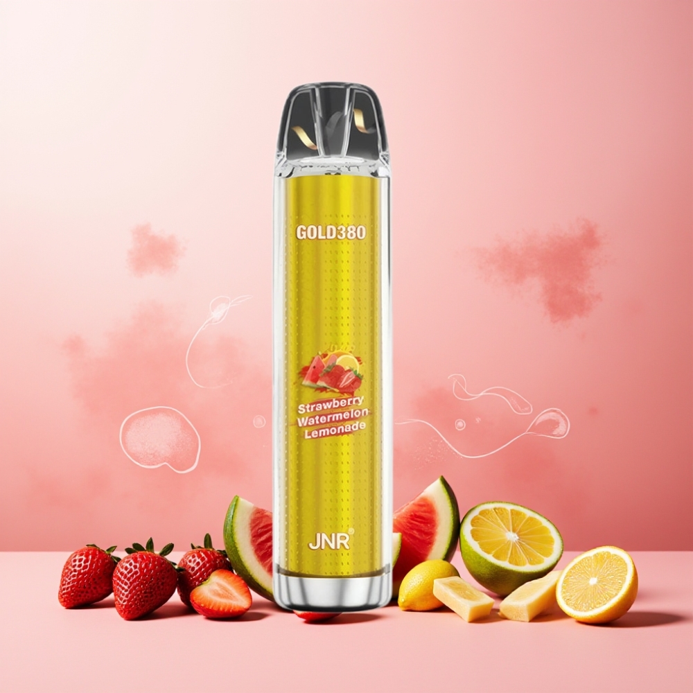 JNR Glod380 Norge Engros 6000 Puffs 13ml Vape til engangsbruk Jordbær Vannmelon Lemonade 1500mAh 1.0ohm Mesh Coil Nikotininnhold 0%,2%,5%
