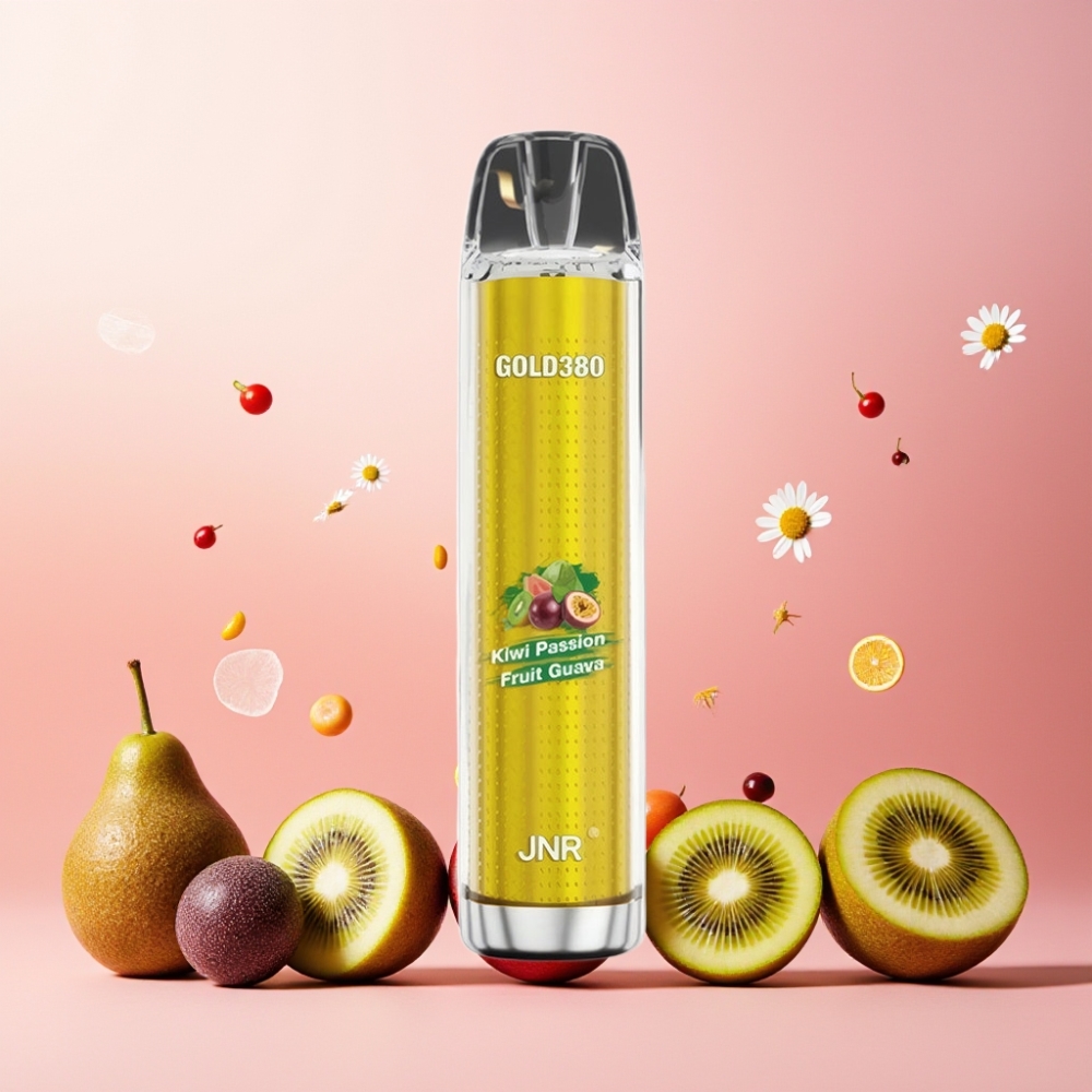 JNR Glod380 Norge Engros 6000 Puffs 13ml Vape til engangsbruk Kiwi Pasjonsfrukt Guava 1500mAh 1.0ohm Mesh Coil 0%/2%/5% Nikotin