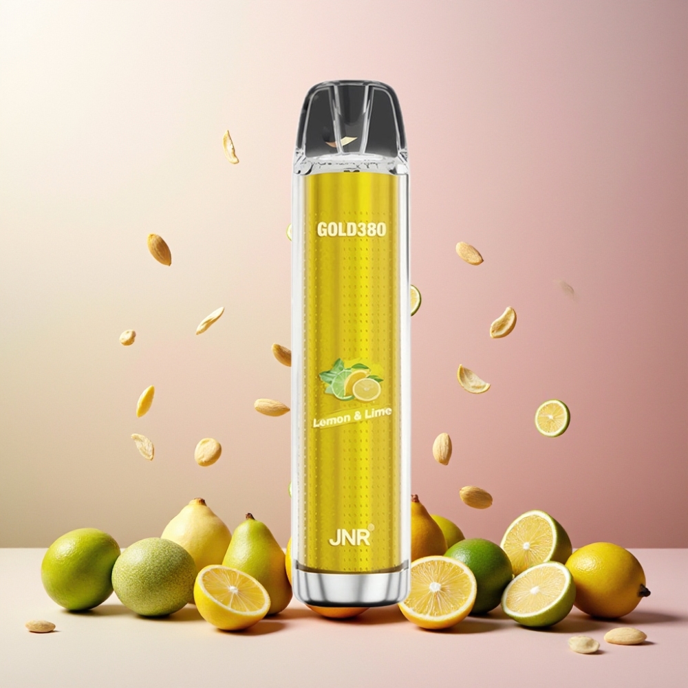 JNR Glod380 Norge Engros 6000 Puffs 13ml Vape til engangsbruk Sitron Lime 1500mAh 1.0ohm Mesh
