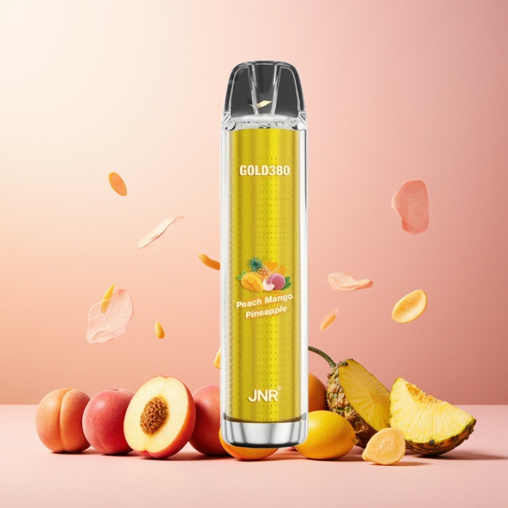 JNR Glod380 Norge Engros 6000 Puffs Vape til engangsbruk Peach Mango Ananas 1500mAh 13ml 0%/2%/5% Nikotin