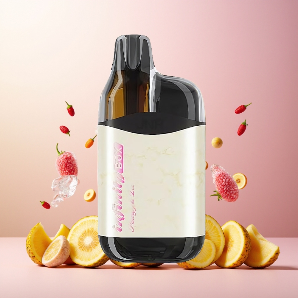 JNR Infinity Box 10700 Puffs Norge Engros – Ananas Is Vape til engangsbruk med 2200mAh Batteri og 15ml E-væske