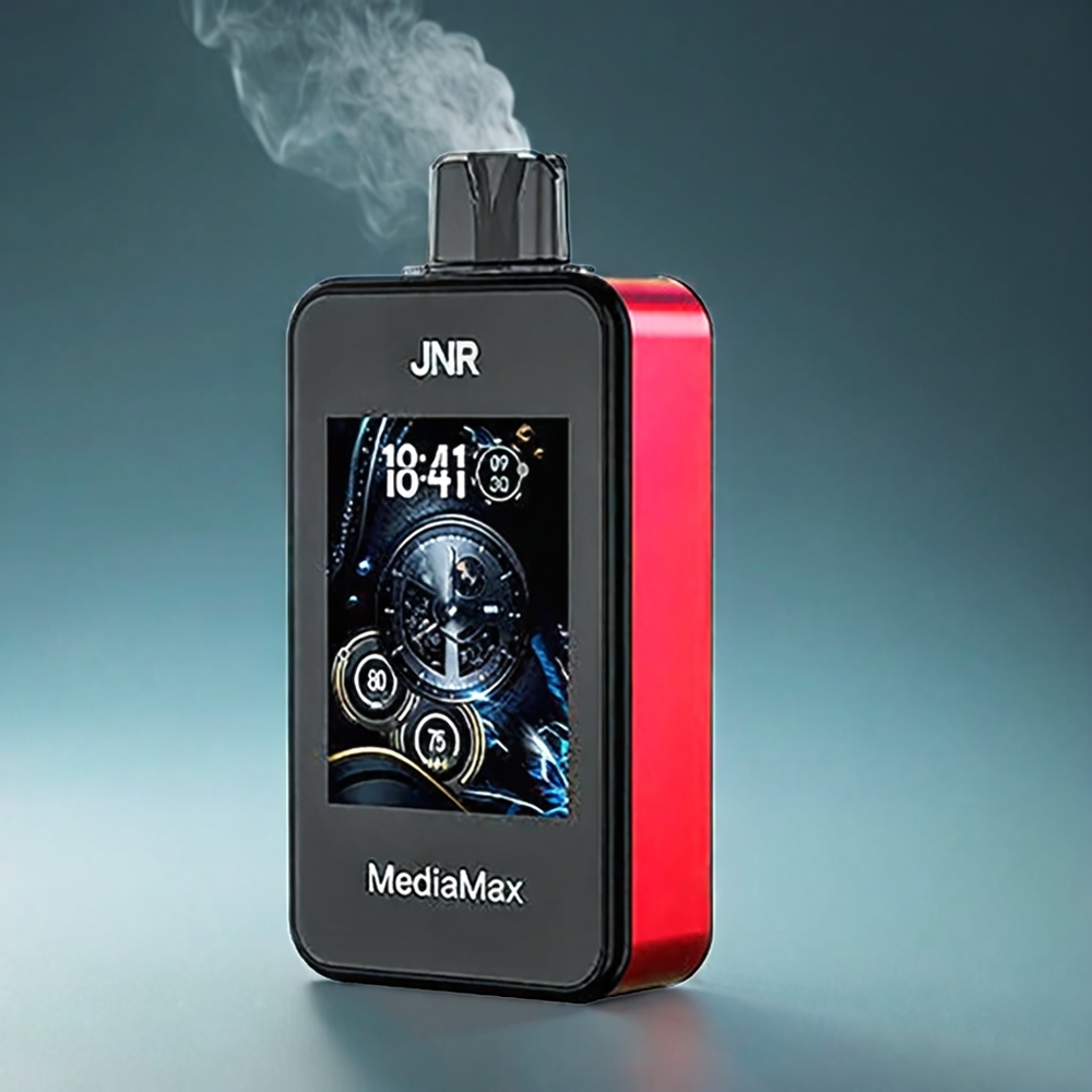 JNR MediaMax 40000 Puffs Norge Engros Vannmelon Is – 1000mAh Battery, 21mL E-liquid, Type-C Lading, 2.4" HD Display