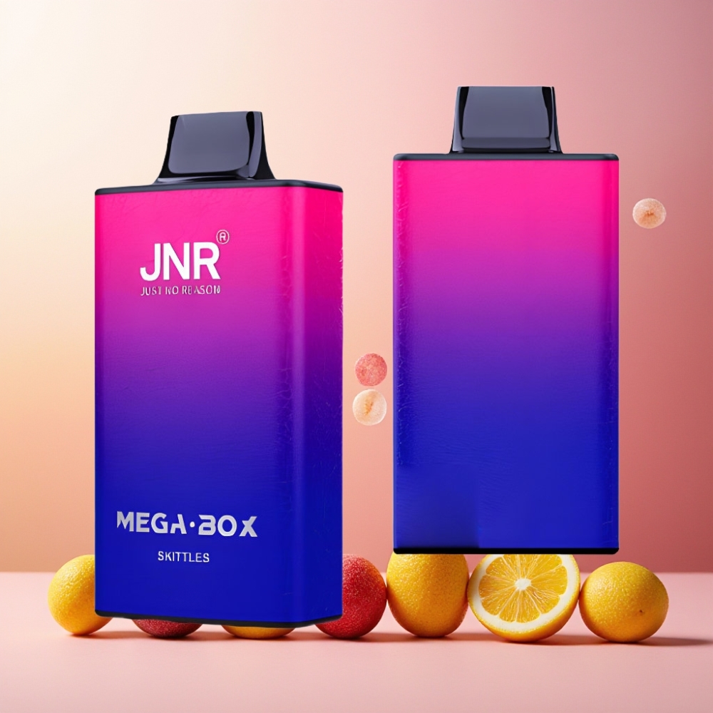 JNR Mega Box 25000 Puffs 30ml Norge Engros Vape til engangsbruk Skittles med 850mAh Batteri & Type-C Lading