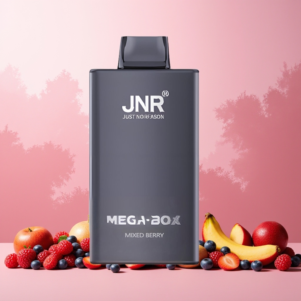 JNR Mega Box Norge Engros 25000 Puffs 30ml Blandet Bær Vape til engangsbruk med 850mAh & Type-C Lading