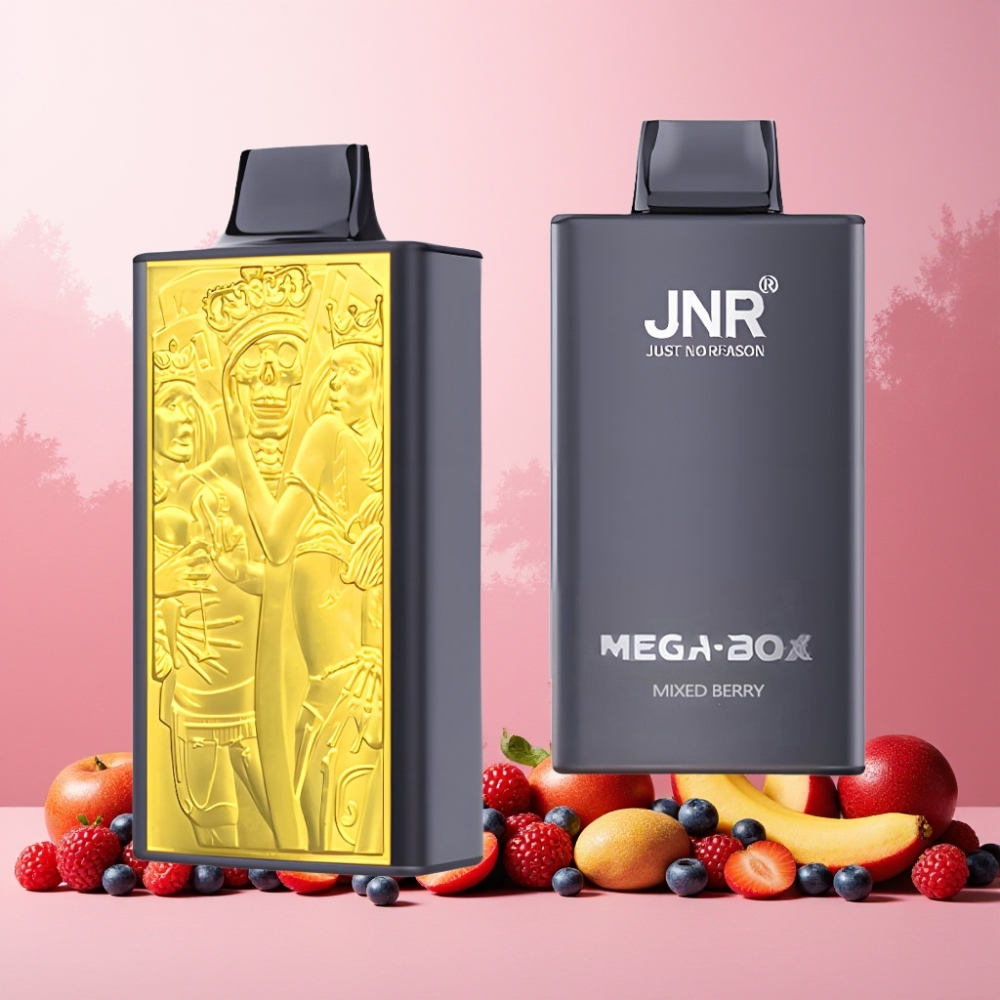 JNR Mega Box Norge Engros 25000 Puffs 30ml Blandet Bær Vape til engangsbruk med 850mAh & Type-C Lading