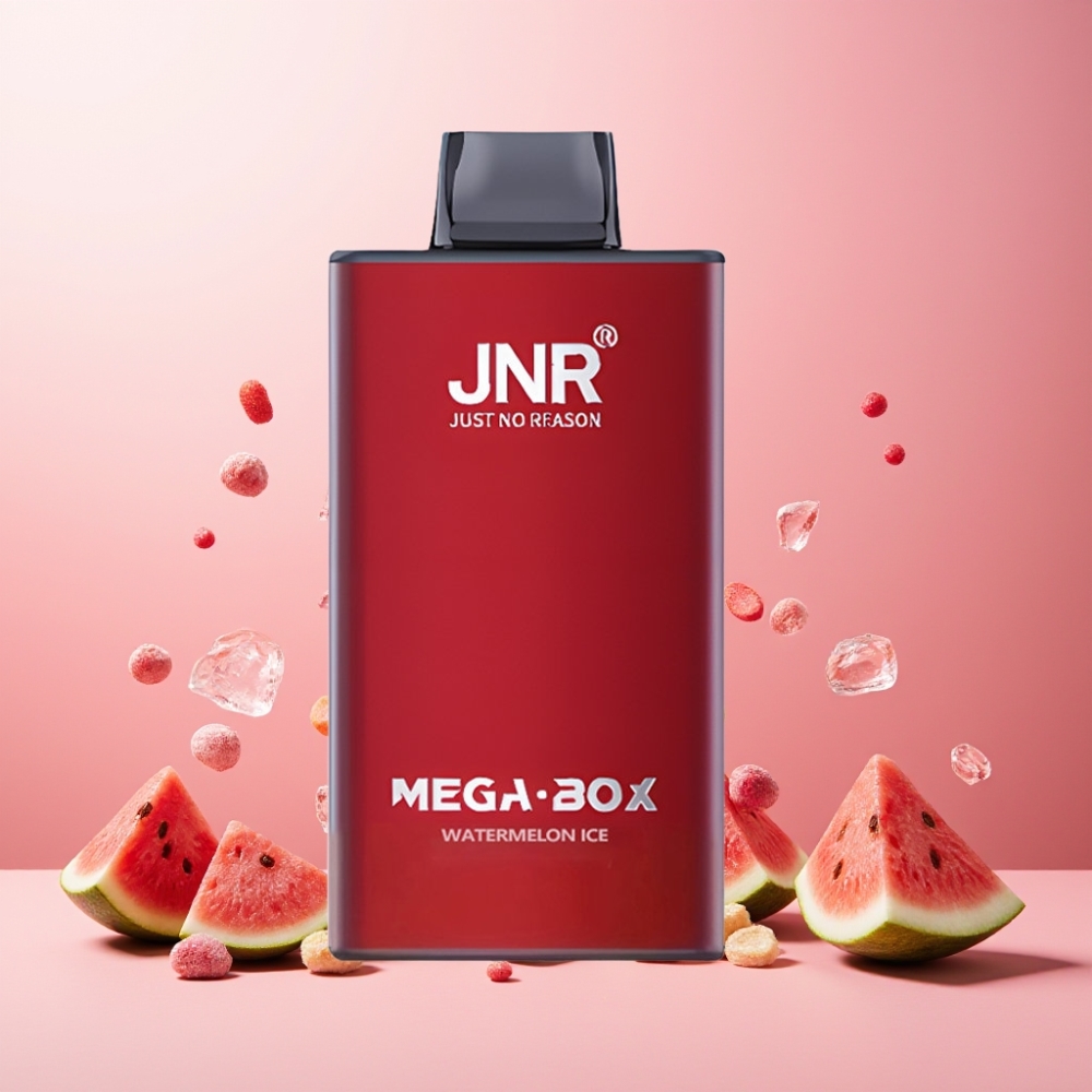 JNR Mega Box Norge Engros 25000 Puffs Vape til engangsbruk 30ml Vannmelon Is Type-C Lading