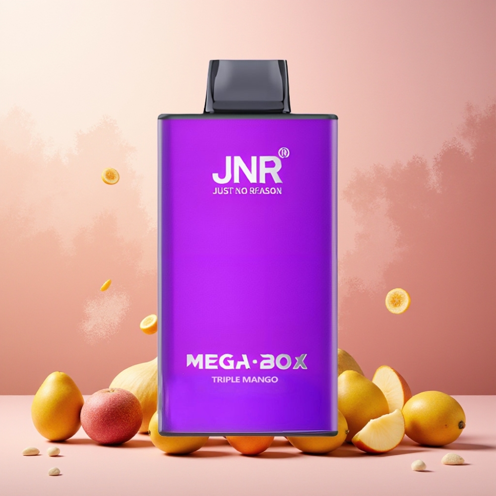 JNR Mega Box Norge Engros 25000 Puffs Vape til engangsbruk Triple Mango 30ml 850mAh Type-C