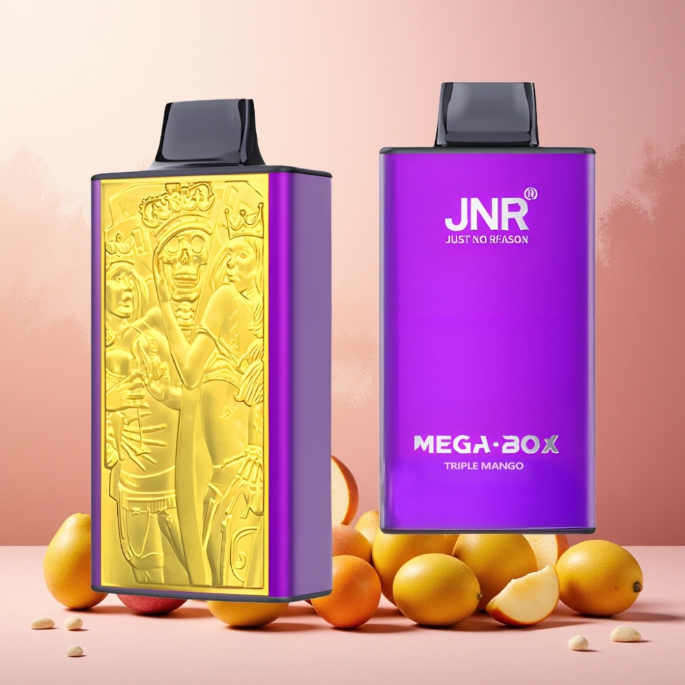 JNR Mega Box Norge Engros 25000 Puffs Vape til engangsbruk Triple Mango 30ml 850mAh Type-C