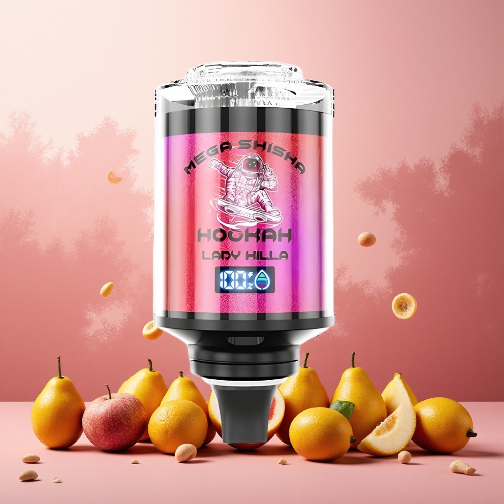 JNR Mega Shisha Hookah Norge Engros – 100K Puffs, 60ml Kapasitet, 2200mAh Batteri, Type-C Lading, Justerbar Luftstrøm