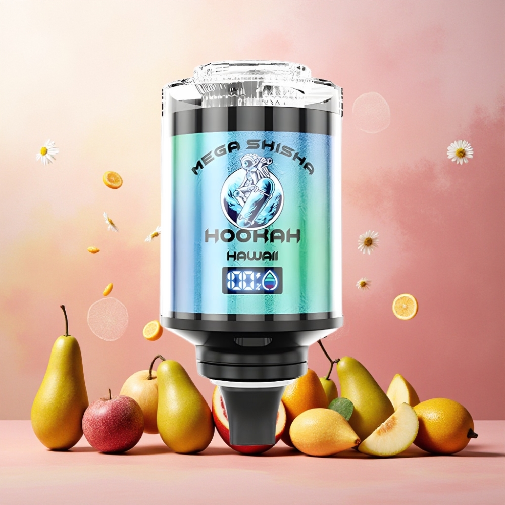 JNR Mega Shisha Hookah Norge Engros med 100K Puffs, 60ml Kapasitet, 2200mAh Batteri og Justerbar Luftstrøm