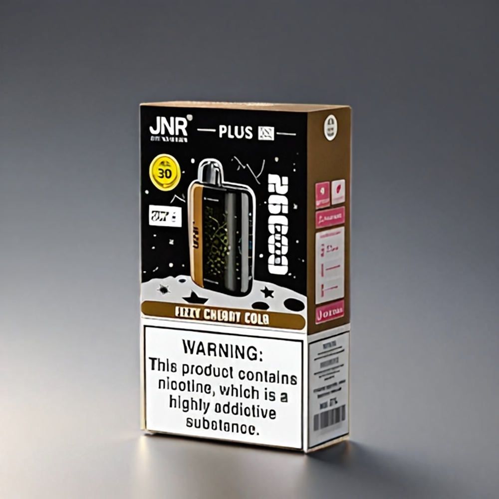 JNR Plus-X Norge Engros 26000 Puffs 850mAh Type-C Fizzy Kirsebær Cola Vape med 3D Buet Skjerm