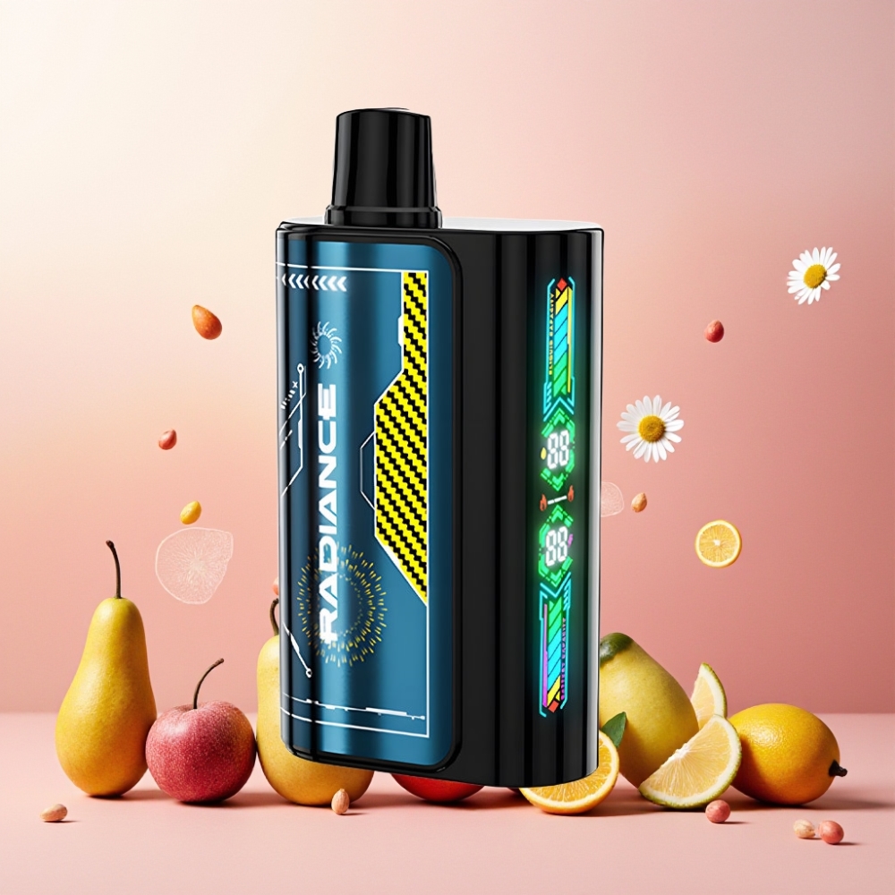 JNR Radiance Norge Engros 31000 Puffs Hawaii Vape til engangsbruk med 28ml E-liquid, Dual Mesh Coil og Type-C Lading