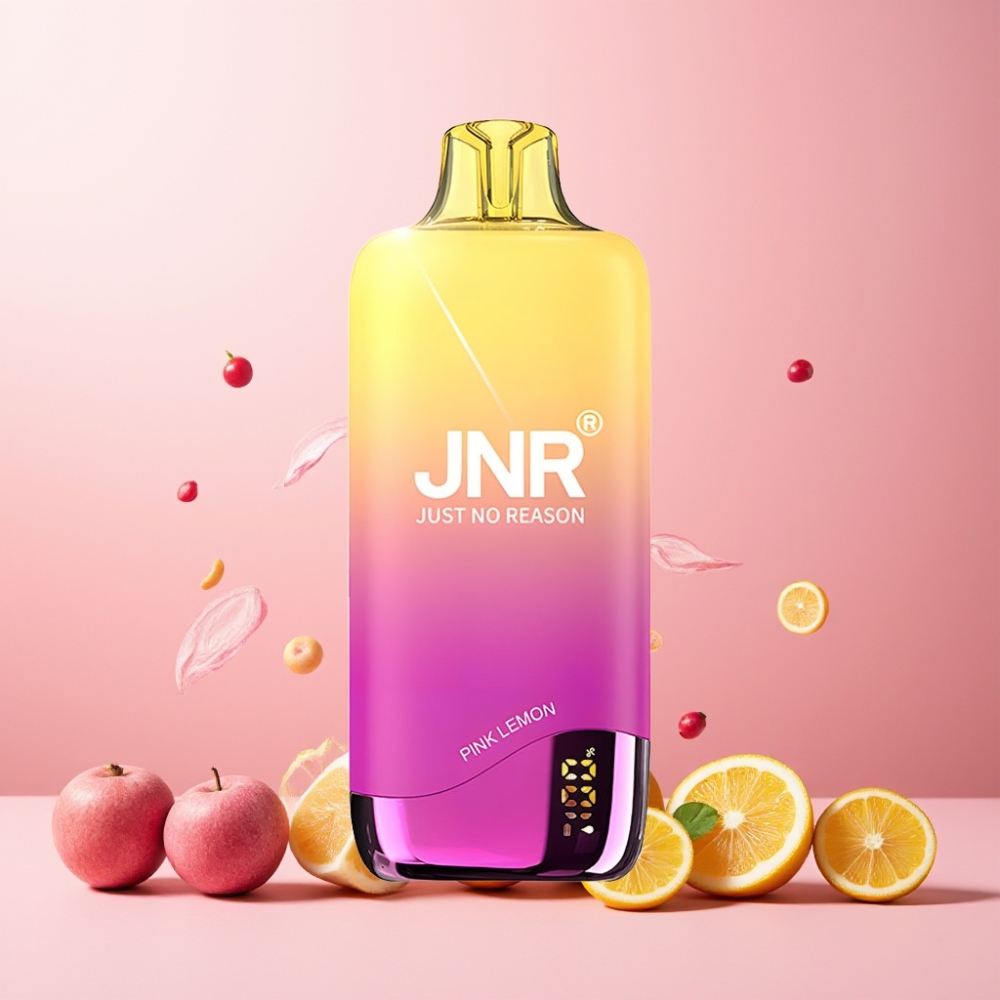 Norge engros JNR Rainbow 10500 Puffs Vape til engangsbruk Rosa Sitron med 18ml e-Liquid Tank og 600mAh batteri
