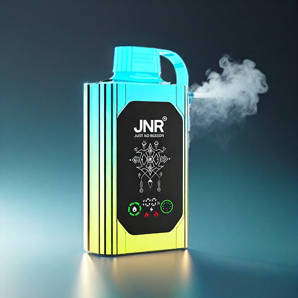 JNR Shisha Box 20500 Puffs Norge Engros – Blåbær Mynte – HD Display – 1000mAh – Type-C Lading