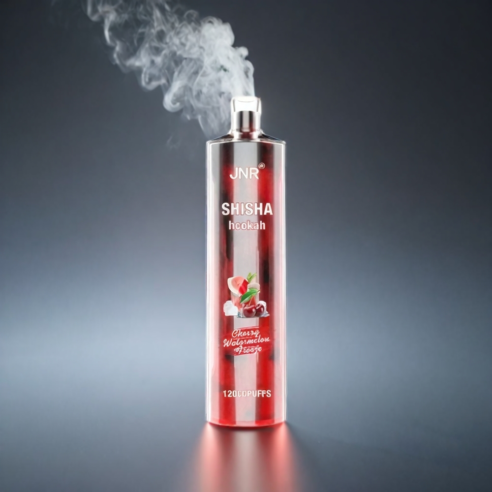 JNR Shisha Hookah 12000 Puffs Norge Engros 750mAh 24ml Type-C Cherry Watermelon Freeze 0.6 Ohm Mesh