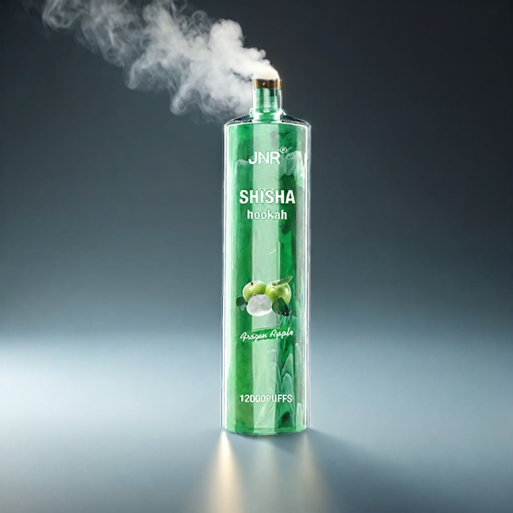 JNR Shisha Hookah 12000 Puffs Norge Engros – 750mAh Batteri, 24ml E-væske, 0.6 Ohm Mesh Coil – Frosset Eple