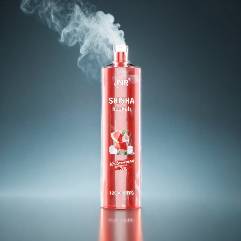 JNR Shisha Hookah 12000 Puffs Norge Engros – Vannmelon Is – 750mAh – 24ml – Type-C – 10stk/Pakke